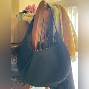 Lululemon pleated shoulder bag